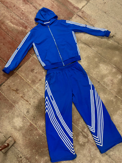 South Korea Stripe Zip Up