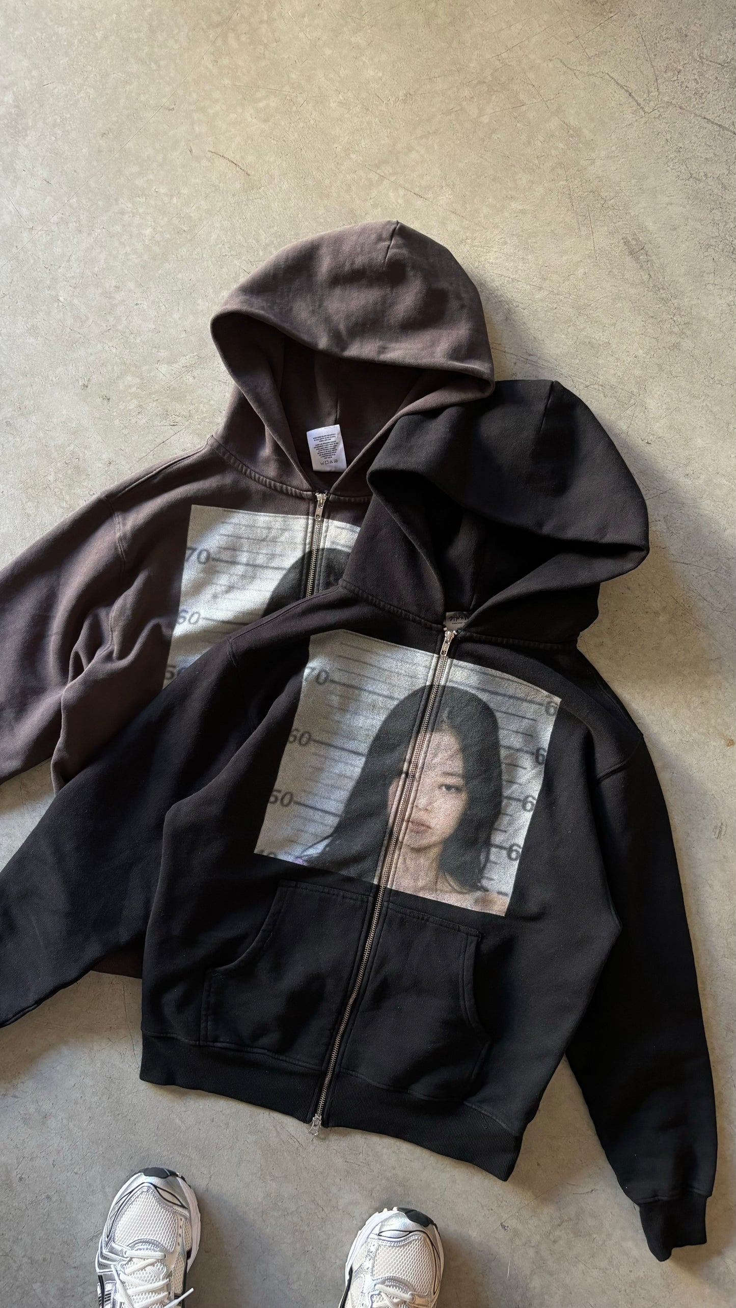 FREE JENNIE KIM VINTAGE ZIP UP