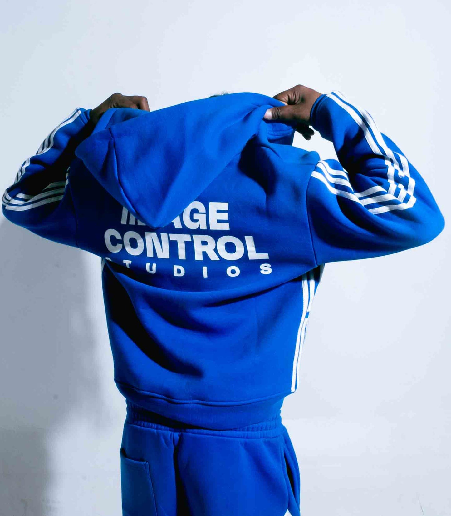 South Korea Stripes Top Jacket (Blue)